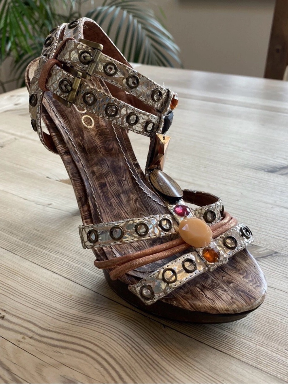 Aldo Embellished Strappy High Heels Women’s EU 38, US 8